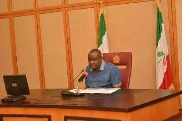 "The Comrade In Oshiomhole Has Died, He Is Now Wearing Imported Safari Suits" - Gov. Wike